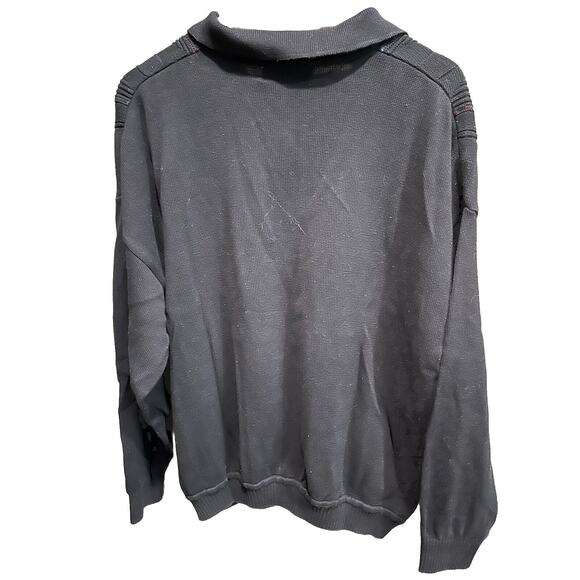 St. Croix Black Collared Men's Sweater Size Large - Picture 2 of 5